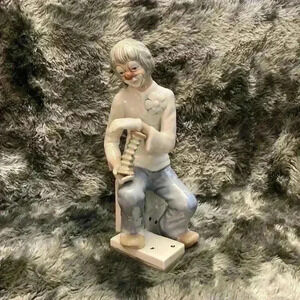Vintage TENGRA Valencia Spain  Porcelain Clown Figurine